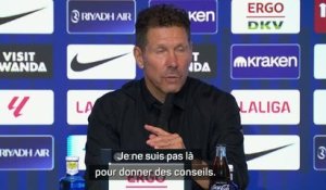 Atlético de Madrid - Simeone : “Ce n’est pas la décision d’Alvarez”