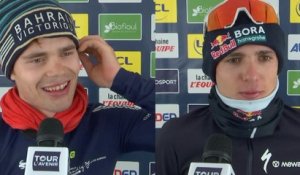 Tour de l'Avenir 2026 - Kasper Borremans et Lorenzo Finn après la 6e étape et avant la der !