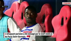 « Au repos » jusqu'à lundi annonce le PSG, Ousmane Dembélé ne jouera pas contre Lille - Foot - Ligue 1 - PSG