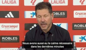 Atlético - Simeone sur le mercato : "Tout peut toujours arriver"