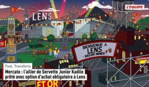 Mercato : l'ailier de Servette Junior Kadile prêté avec option d'achat obligatoire à Lens - Foot - Transferts