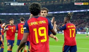 L'ouverture du score par Lamine Yamal - Foot - Ligue des nations