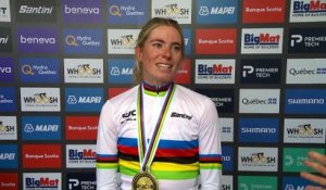 Championnats du Monde UCI Montréal 2026 - Demi Vollering après sa médaille d'or sur la course en ligne Elites Femmes