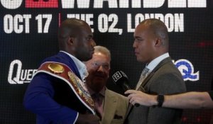Le face-off entre Daniel Dubois et Fabio Wardley avant la revanche - Boxe - WBO - Lourds