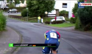 Grosse frayeur : un coureur évite de justesse une voiture à contresens sur le contre-la-montre du Tour du Sauerland - Cyclisme