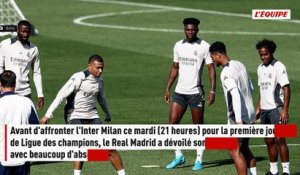 Aurélien Tchouaméni présent dans le groupe du Real Madrid pour la première fois de la saison avant d'affronter l'Inter Milan en Ligue des champions - Foot - Ligue des champions