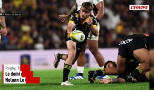 Le demi de mêlée de La Rochelle, Nolann Le Garrec, rassure sur l'état de son genou droit - Rugby - Top 14 - La Rochelle