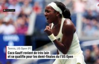 Coco Gauff revient de très loin et se qualifie pour les demi-finales du l'US Open - Tennis - US Open (F)