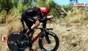 Stefan Küng remporte le contre-la-montre de la 18e étape de la Vuelta, Enric Mas maintient Primoz Roglic à distance et s'accroche à son maillot rouge - Cyclisme - Vuelta