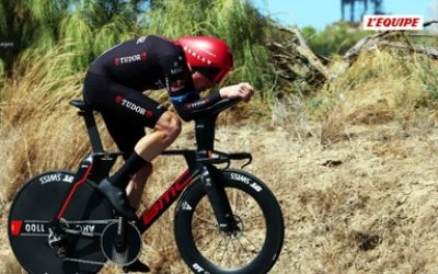 Stefan Küng remporte le contre-la-montre de la 18e étape de la Vuelta, Enric Mas maintient Primoz Roglic à distance et s'accroche à son maillot rouge - Cyclisme - Vuelta