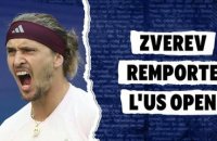 US Open - Zverev décroche son deuxième tournoi du Grand Chelem