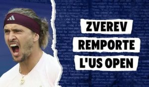 US Open - Zverev décroche son deuxième tournoi du Grand Chelem