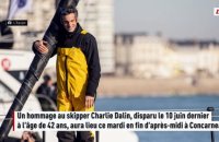 Parade nautique, prises de parole, minute de bruit collective : l'hommage à Charlie Dalin - Voile