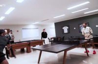 Santos - Quand Neymar et Butler s'amusent... au ping-pong !