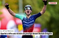Aubin Sparfel s'offre une victoire de prestige devant Romain Grégoire - Cyclisme - GP de Wallonie