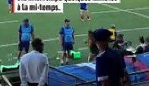 Le match France-Australie interrompu quelques minutes à cause d’un feu provenant d’un véhicule sur le parking du stade Maurice-David à Aix-en-Provence - Rugby - WXV