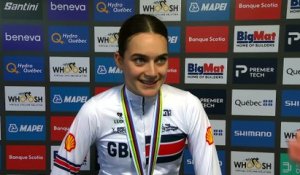 Championnats du Monde UCI Montréal 2026 - Aalia Clay après sa médaille de bronze sur le contre-la-montre Juniors