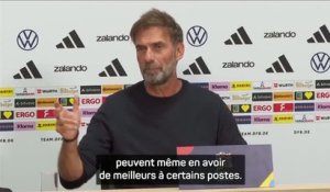 Allemagne - Klopp : "Nous avons à notre disposition des talents exceptionnels"