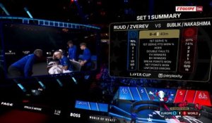 Le replay de Ruud/Zverev - Bublik/Nakashima - Tennis - Laver Cup