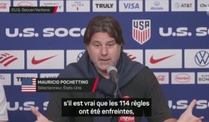 États-Unis - Pochettino sur l’affaire Man. City : “Nous avons vécu une période de tromperie”