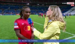Melchie Dumornay après OL Lyonnes-Chelsea : « Un match équilibré » - Foot - Ligue des champions (F)