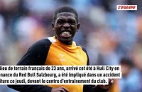 Lucas Gourna-Douath va bien et s'est entraîné normalement après un accident de voiture devant le centre de Hull City - Foot - Premier League - Hull City