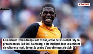 Lucas Gourna-Douath va bien et s'est entraîné normalement après un accident de voiture devant le centre de Hull City - Foot - Premier League - Hull City