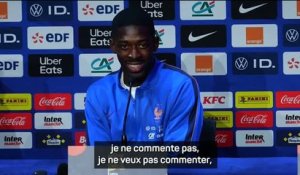 Bleus - Dembélé : "Il n'y a pas de souci avec Mbappé"