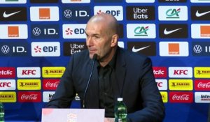 Zinédine Zidane : « Je n'ai rien a reprocher à Ousmane Dembélé » - Foot - Ligue des nations - Ligue des nations