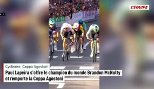 Paul Lapeira s'offre le champion du monde Brandon McNulty et remporte la Coppa Agostoni - Cyclisme