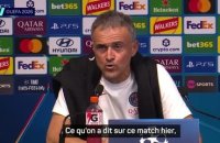 PSG - Enrique : "Aucun résultat n'aurait été juste aujourd'hui"