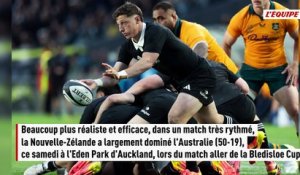 La Nouvelle-Zélande corrige l'Australie à domicile en Bledisloe Cup - Rugby - Bledisloe Cup