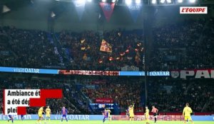 Des supporters du PSG font grève après le retrait d'une banderole lors du match contre Le Mans - Foot - Ligue 1
