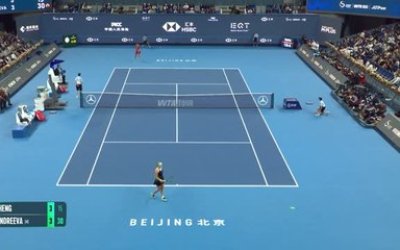 Pékin - Zheng domine Andreeva et remporte son premier WTA 1000