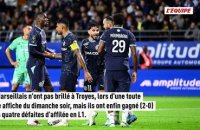 L'OM bat Troyes et sort de la zone de relégation - Foot - Ligue 1