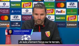 Lens - Cahuzac : "J'aborde ce match avec beaucoup de sérénité, de concentration"