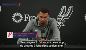 Spurs - Wembanyama : “L’objectif n’est pas d’être le meilleur de la planète, c’est d’être meilleur que l’année dernière”