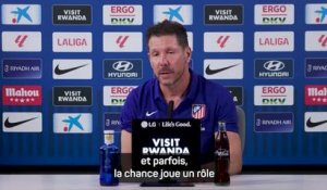 Atlético - Simeone : "Encore des progrès à faire"