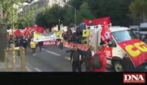 Manifestation contre l'ouverture du capital de la Poste