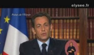 Les voeux 2009 de Nicolas Sarkozy