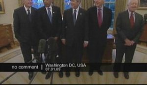 Cinq présidents américains réunis