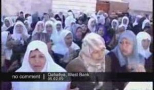 Procession funéraire en Cisjordanie
