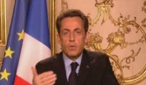 L'allocution de M.Sarkozy sur la situation en Guadeloupe