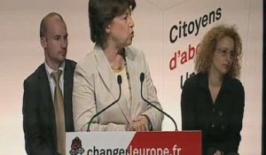 Strasbourg : Discours de Martine Aubry