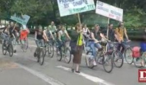 Vélorution anti-GCO à Strasbourg