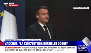 Emmanuel Macron s'exprime depuis le sommet social de Porto: suivez sa conférence de presse