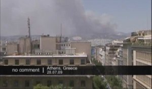 Un incendie éclate dans l'ouest d'Athènes