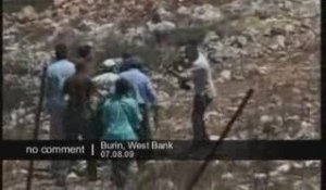 Échauffourées entre colons et Palestiniens