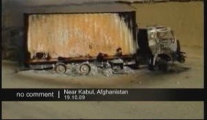 Un convoi de camions de l'OTAN attaqué en Afghanistan