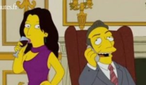 Nicolas et Carla Sarkozy dans les Simpson !